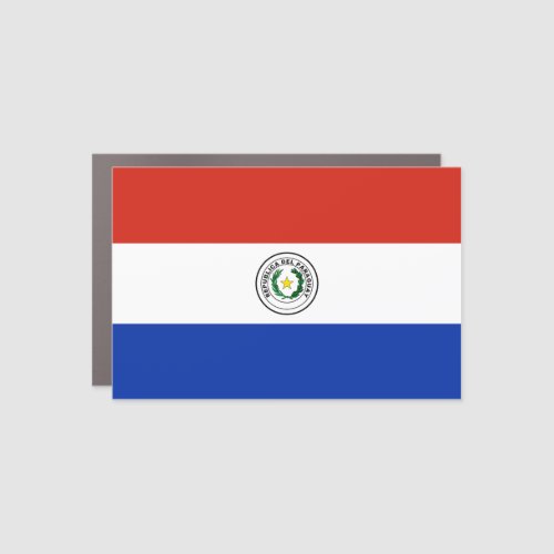 Paraguai Flag Car Magnet