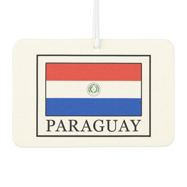 Paraguay Air Freshener (Front)