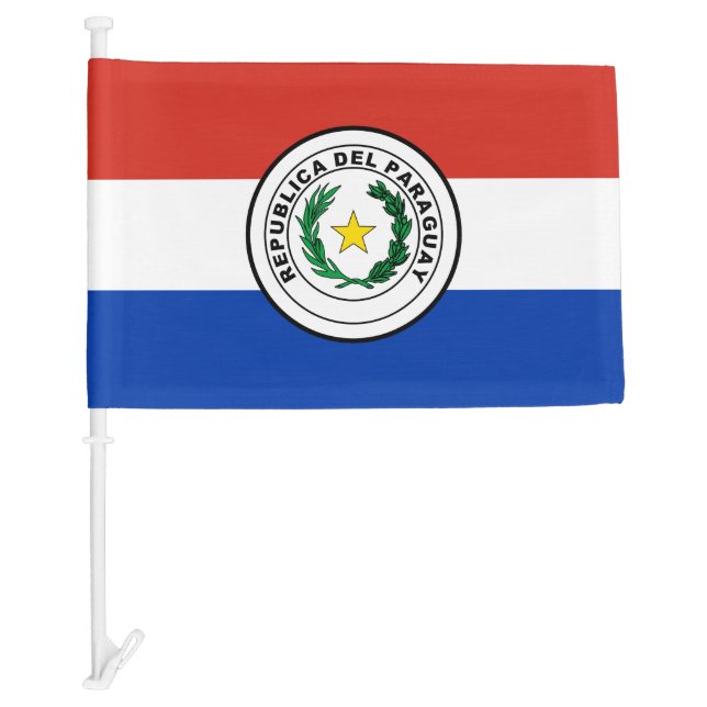 Paraguay Car Flag (Front)