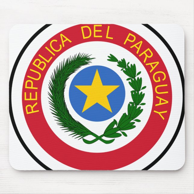 Paraguay Coat of Arms Mouse Pad (Front)