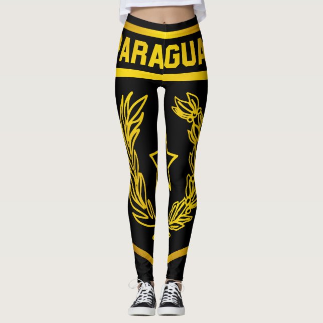 Paraguay Emblem Leggings (Front)