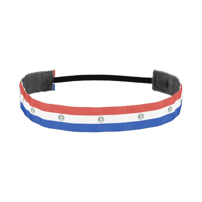 Paraguay Flag Athletic Headband (Front)