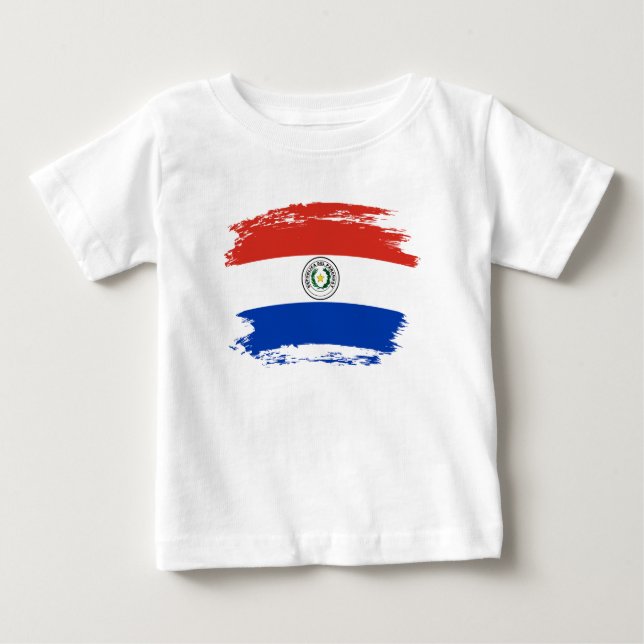 Paraguay flag baby T-Shirt (Front)