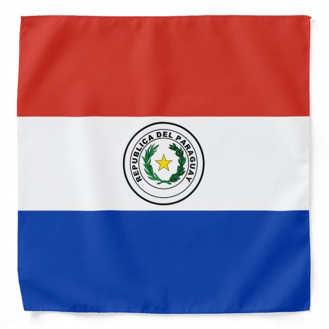 Paraguay flag bandana (Front)