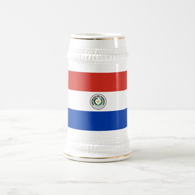 Paraguay Flag Beer Stein (Center)