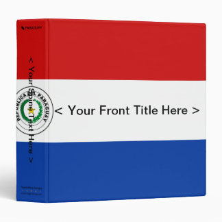 Paraguay Flag Binder