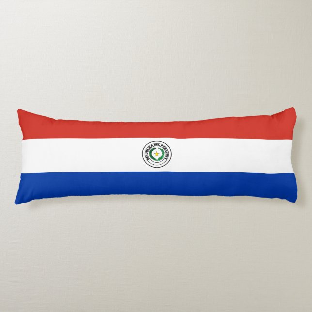 Paraguay Flag Body Pillow (Front)