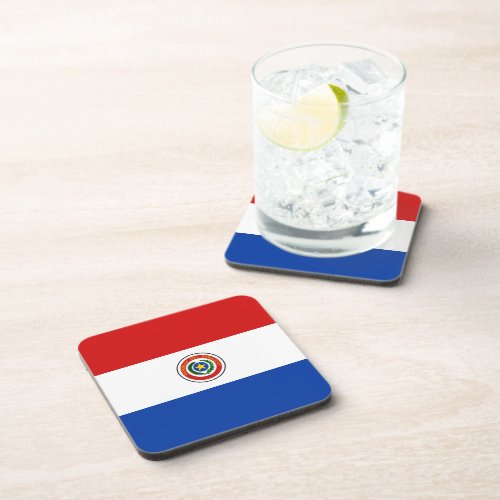 Paraguay Flag Coaster