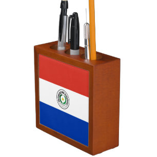 Paraguay Flag Desk Organizer