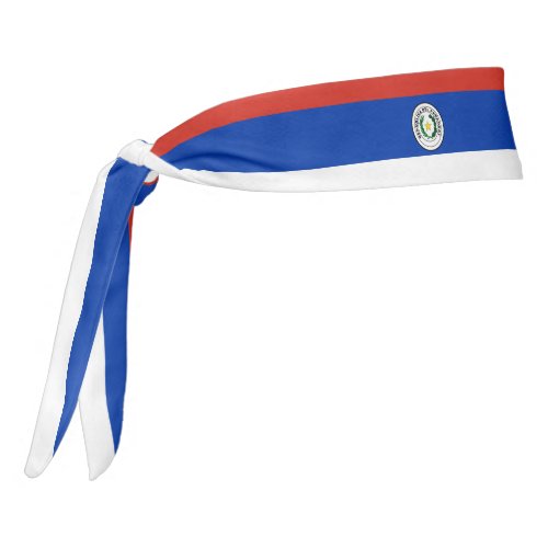 Paraguay Flag Elegant Patriotic Tie Headband