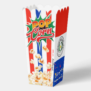 Paraguay flag favor boxes