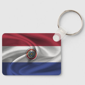 Paraguay Flag Keychain