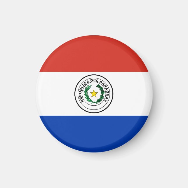 Paraguay flag magnet (Front)