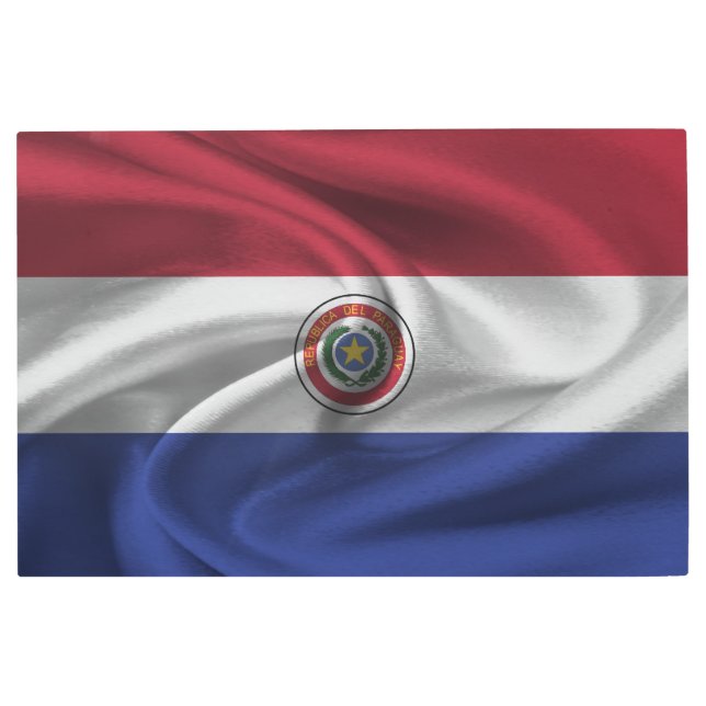 Paraguay Flag Metal Print (Front)