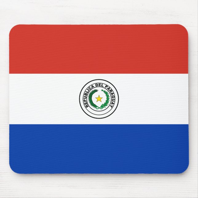 Paraguay Flag Mouse Pad (Front)