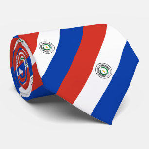 Paraguay Flag Neck Tie