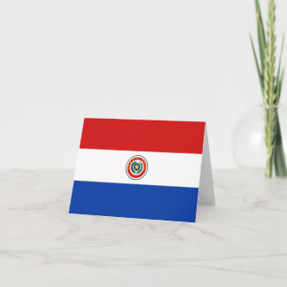 Paraguay Flag Notecard