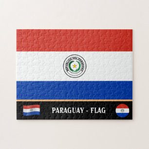 Paraguay Flag & Paraguay country / Paraguay Jigsaw Puzzle