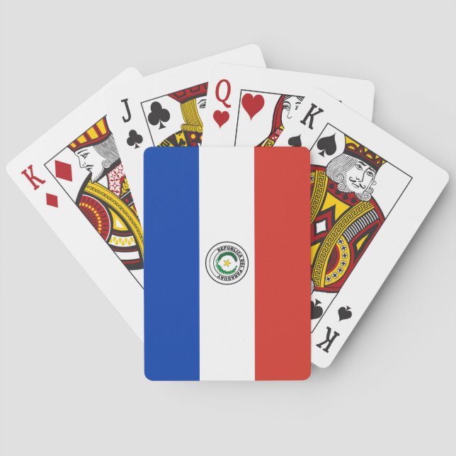 Paraguay Flag Poker Cards (Back)