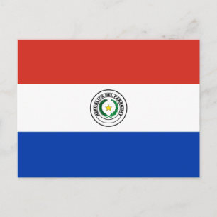 Paraguay Flag Postcard