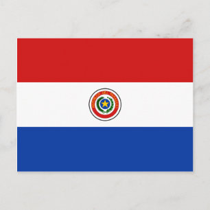 Paraguay Flag Postcard