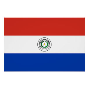 Paraguay Flag Poster