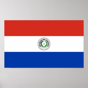 Paraguay Flag Poster