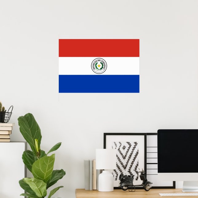 Paraguay flag poster (Home Office)