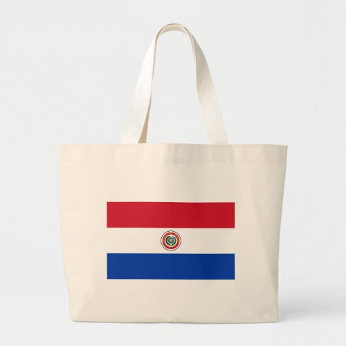 Paraguay Flag Products Large Tote Bag