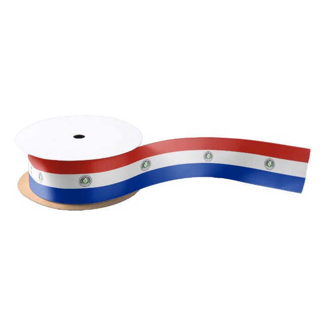 Paraguay Flag Satin Ribbon (Spool)