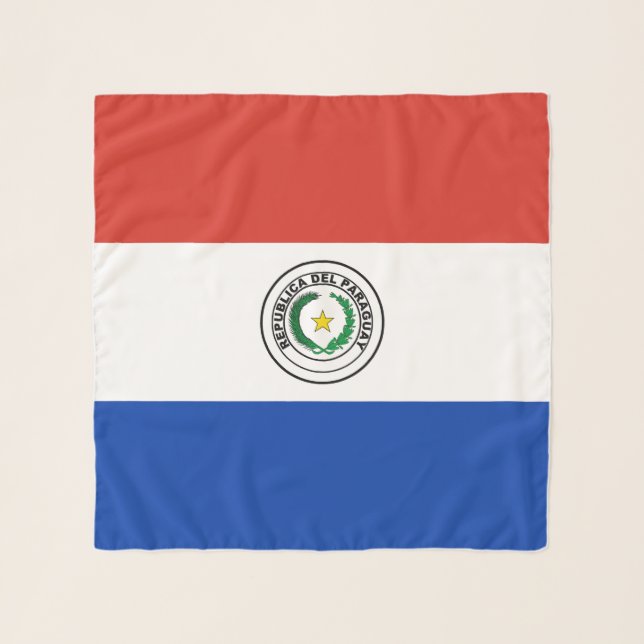 Paraguay Flag Scarf (Front)