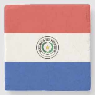 Paraguay Flag Stone Coaster