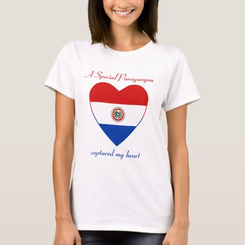 Paraguay Flag Sweetheart T_Shirt