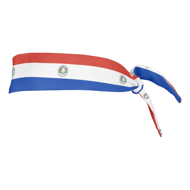 Paraguay Flag Tie Headband (Rotate 90)