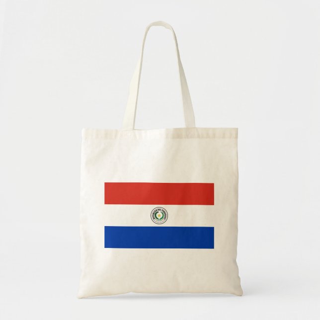 Paraguay Flag Tote Bag (Front)
