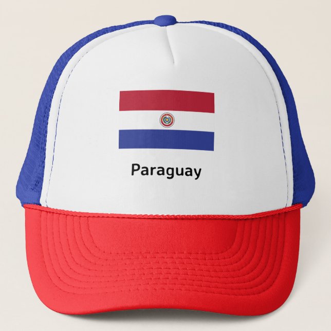Paraguay Flag Trucker Hat (Front)