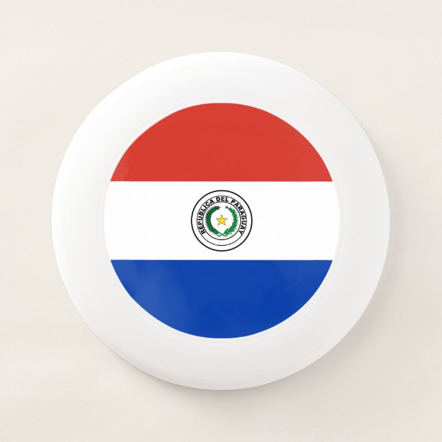 Paraguay Flag Wham-O Frisbee (Front)