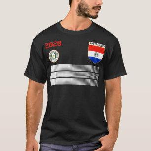 Paraguay Football Jersey 2020 Paraguay Soccer Prem T-Shirt