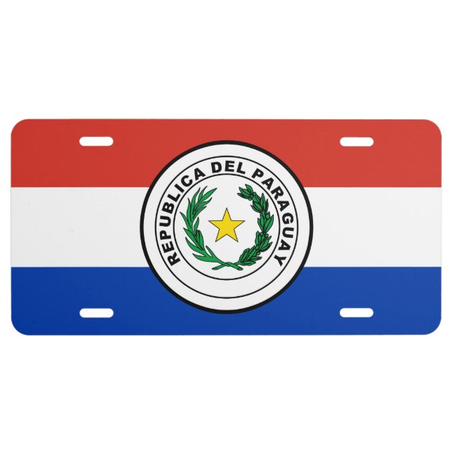 Paraguay License Plate (Front)