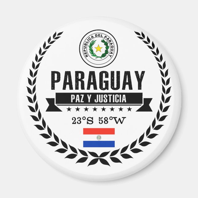 Paraguay Magnet (Front)