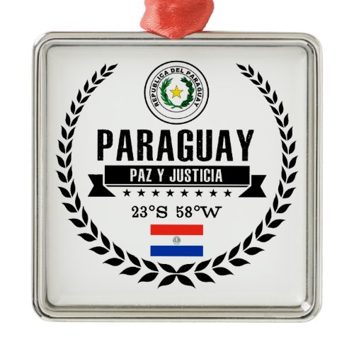 Paraguay Metal Ornament