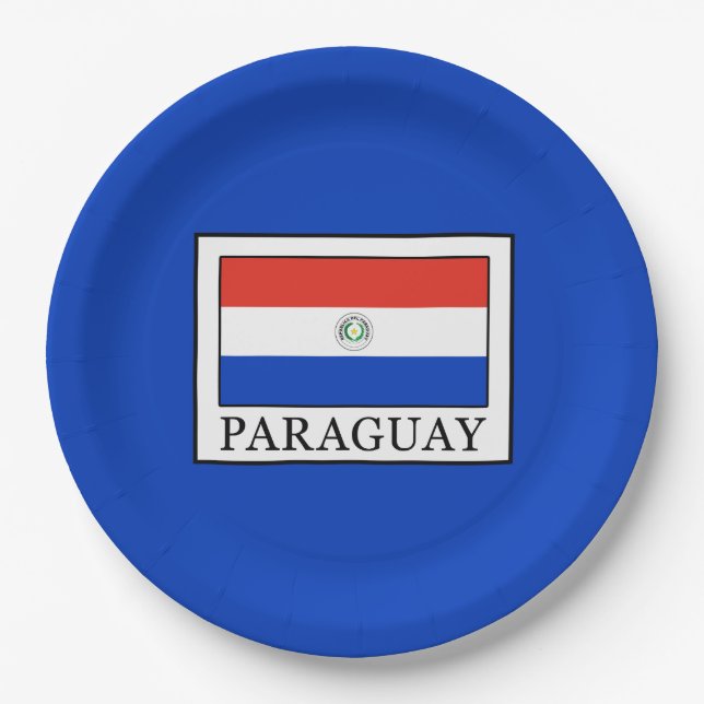 Paraguay Paper Plates (Front)