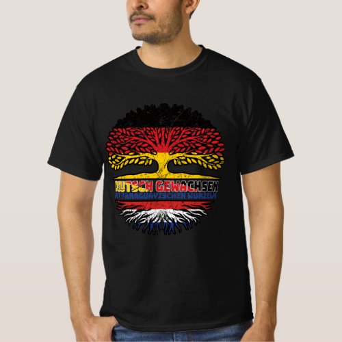 Paraguay Paraguayisch Deutsch Deutschland Baum T_Shirt