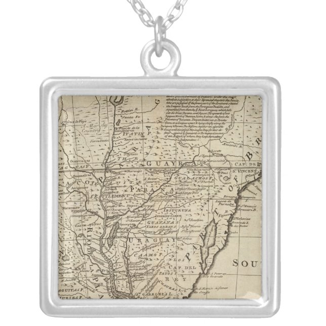 Paraguay Silver Plated Necklace (Front)