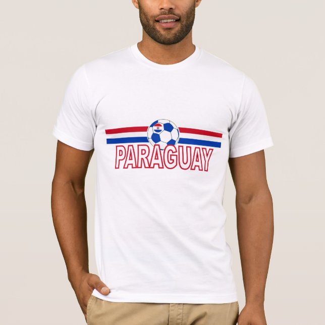 Paraguay soccer Football 2010 AA T-shirt (Front)
