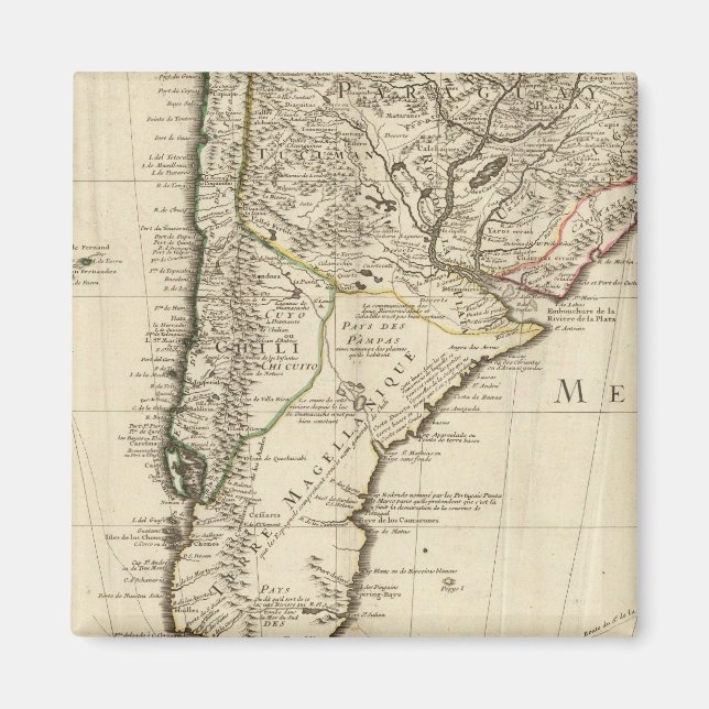 Paraguay, South America Magnet (Front)