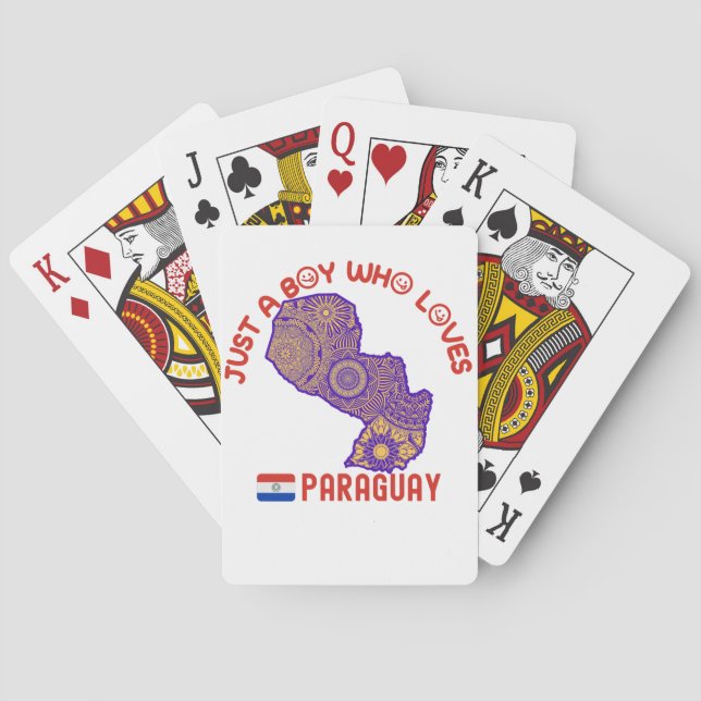 Paraguay South American Country Poker Cards (Back)