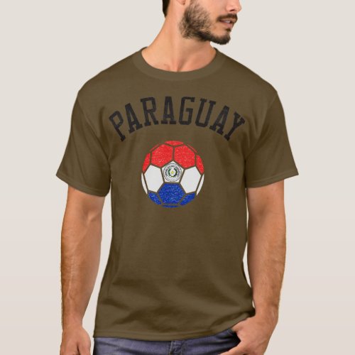 Paraguay Team Heritage Flag T_Shirt