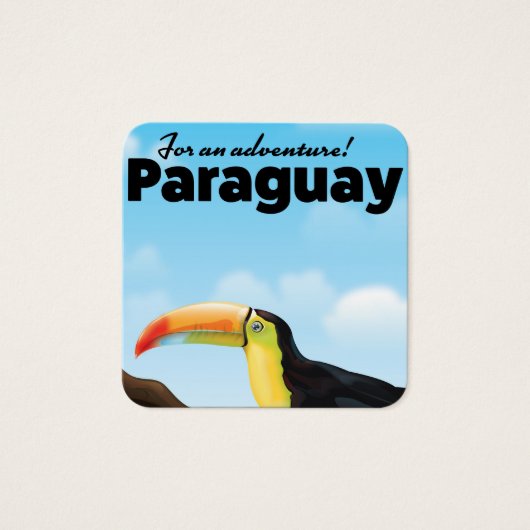Paraguay Toucan travel poster (Front)
