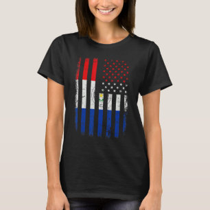 Paraguayan American Flag Paraguayan Roots Paraguay T-Shirt